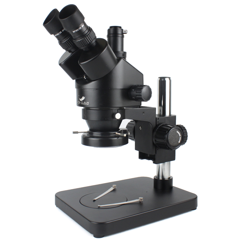 Trinocular Stereo Microscope 7X-45X - 전화 PCB 납땜 수리 실험실 산업용