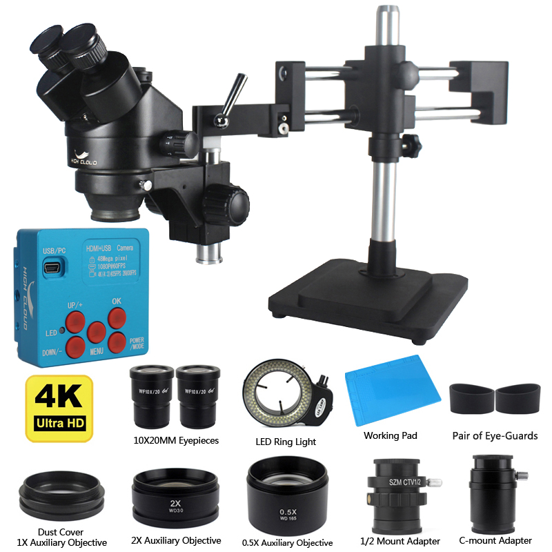 Simul-Focal Industrial Microscope 4K Hdmi - 4K 48MP HDMI USB 산업용 카메라