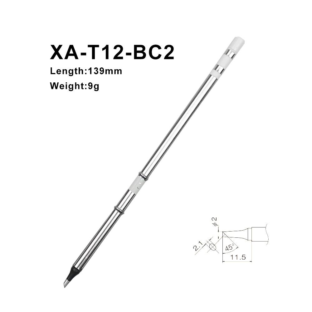 T12 Soldering Station Oled - QUICKO XA 고급 T12-BC2 솔더 철