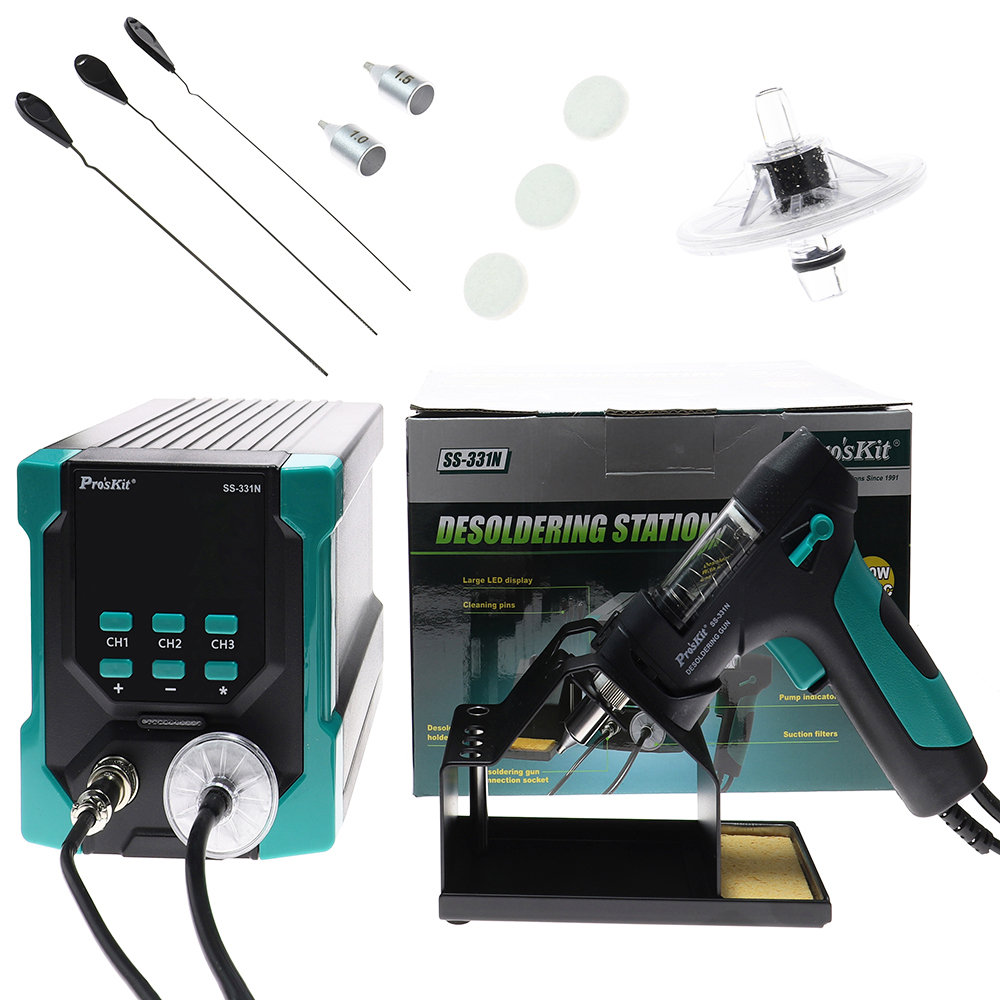 Desoldering Pump Electric Vacuum Station - SS-331N 디지털 전기 납땜 제거 스테이션