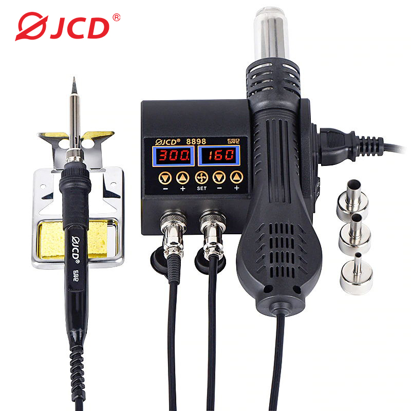 2 In 1 Soldering Rework Station 750W - 2 in 1 750W 뜨거운 공기