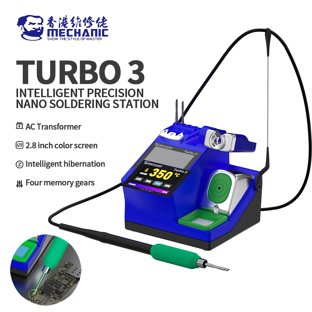C210 Precision Soldering Station - MECHANIC Turbo 3 150W 지능형 정밀