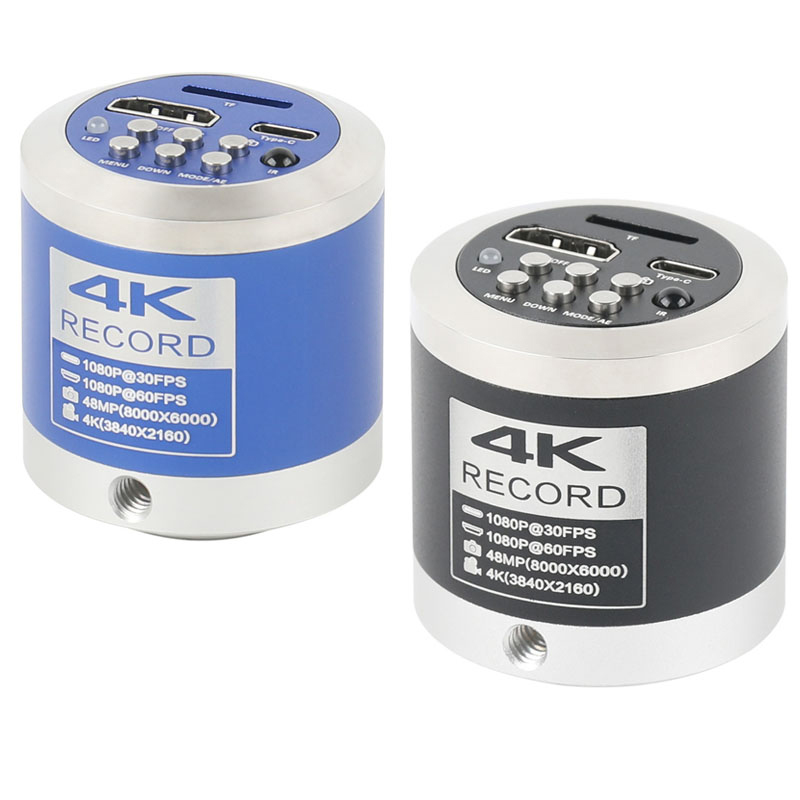 4K Microscope Camera Sony Sensor - 48MP HDMI USB TF 타입-C 4K