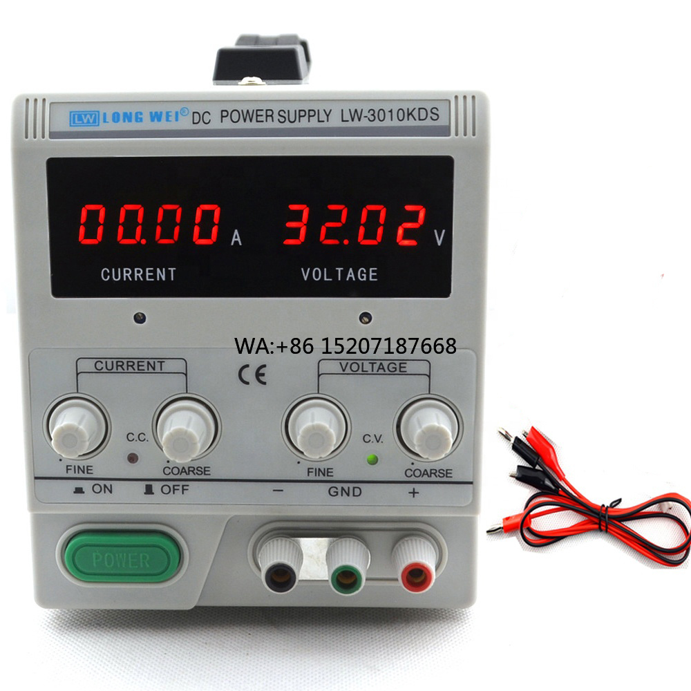 High Precision Dc Power Supply 30V 10A - 고정밀 4 자리 DC 조정 전원