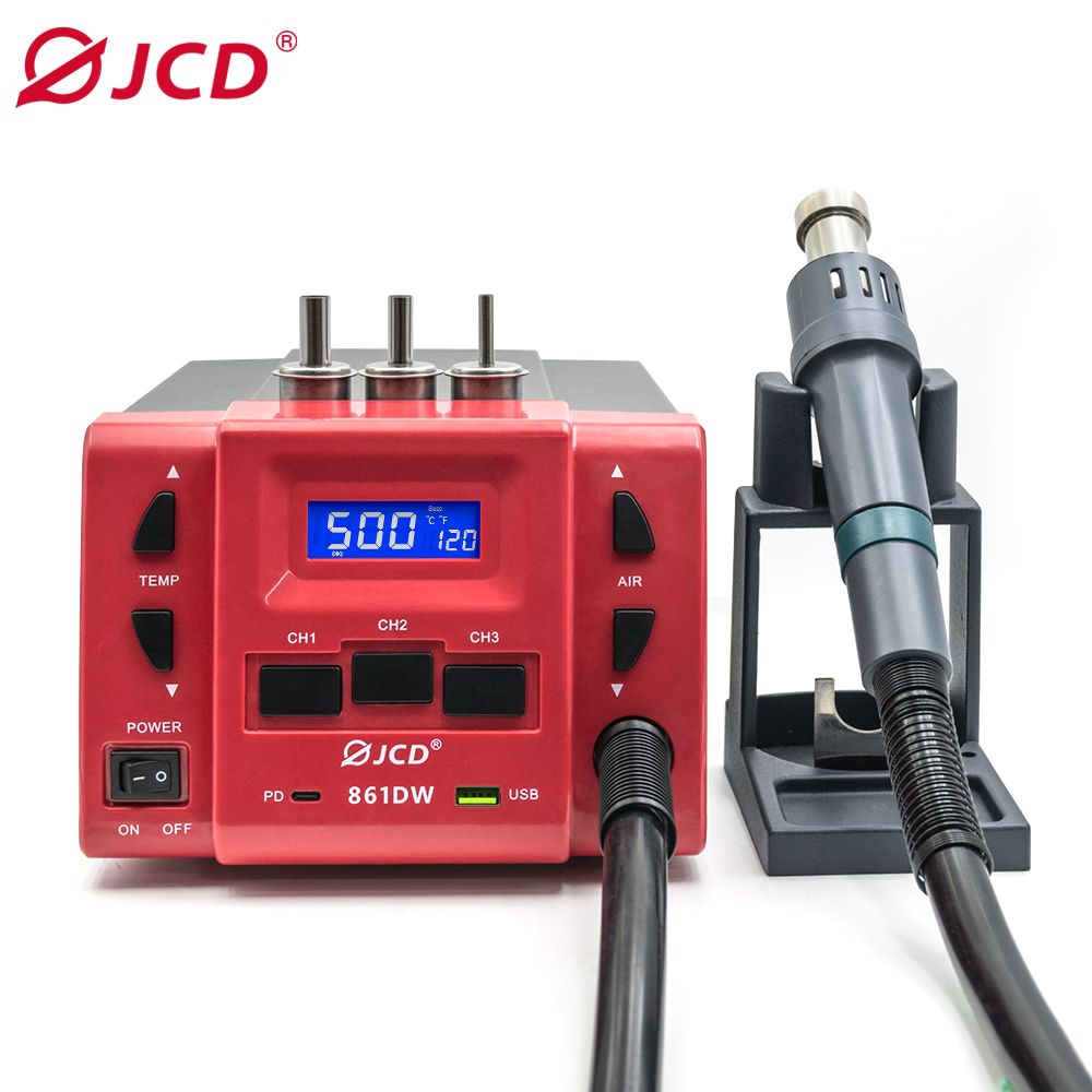 Hot Air Rework Station 861Dw - JCD 861DW 열풍기 1000W 고출력 납땜