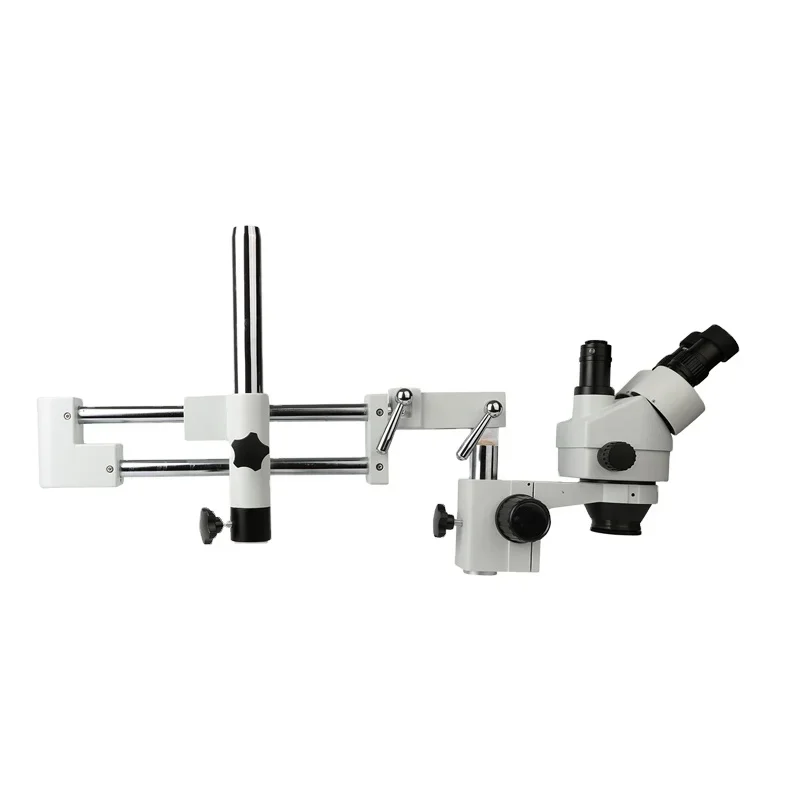 Trinocular Stereo Microscope 7X-45X - 2026/카이시 7X-45X 줌 전자 수리 PCB