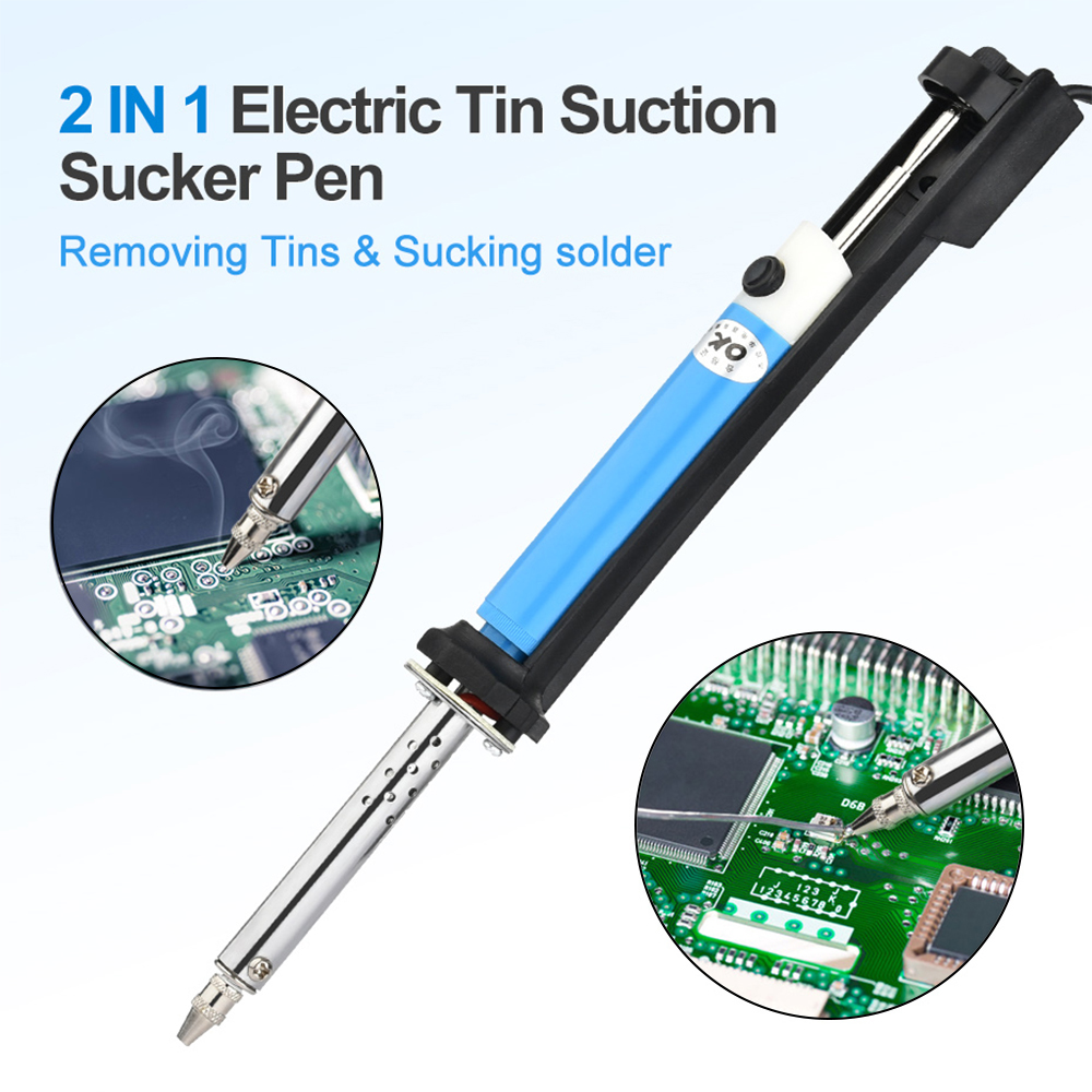Desoldering Pump Electric Vacuum Station - AC 110V/220V 전기 디솔더링 머신 펜