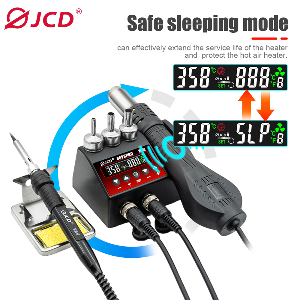2 In 1 Soldering Rework Station 750W - JCD 8898Pro 2 in 1 납땜