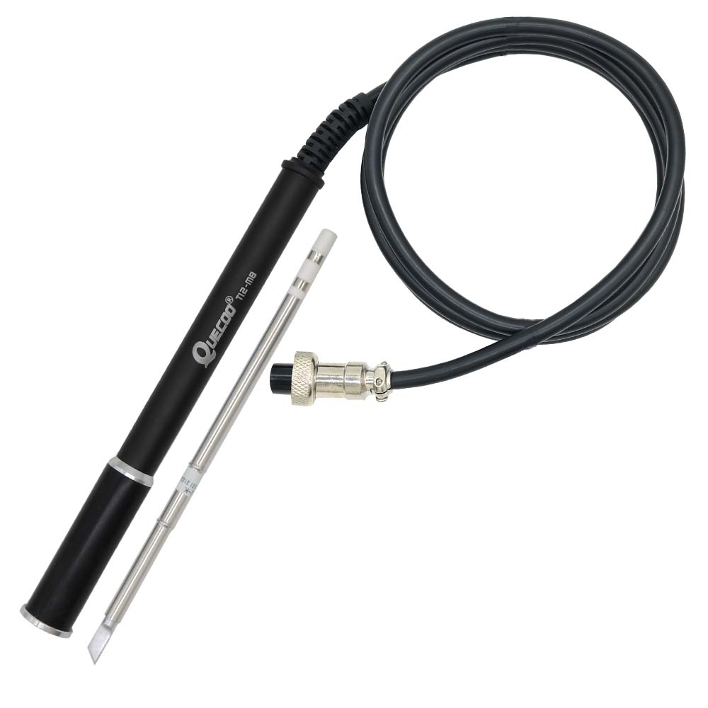 T12 Soldering Station Oled - T12-M8 알루미늄 합금 블랙 핸들, OLED/LED