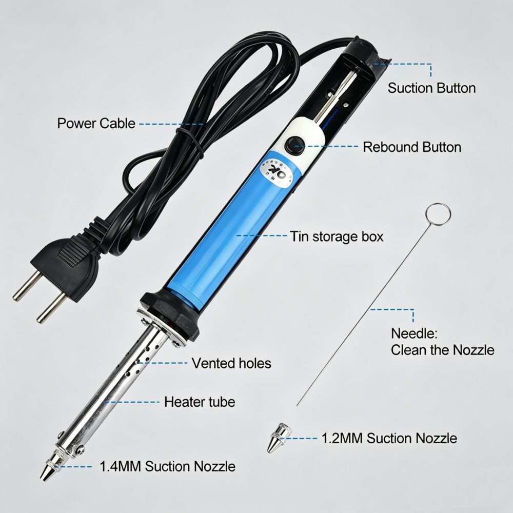전기 납땜 제거기 펜 AC 220V 납땜 인두 30W  - Desoldering Pump Electric Vacuum Station 리뷰 및 가격