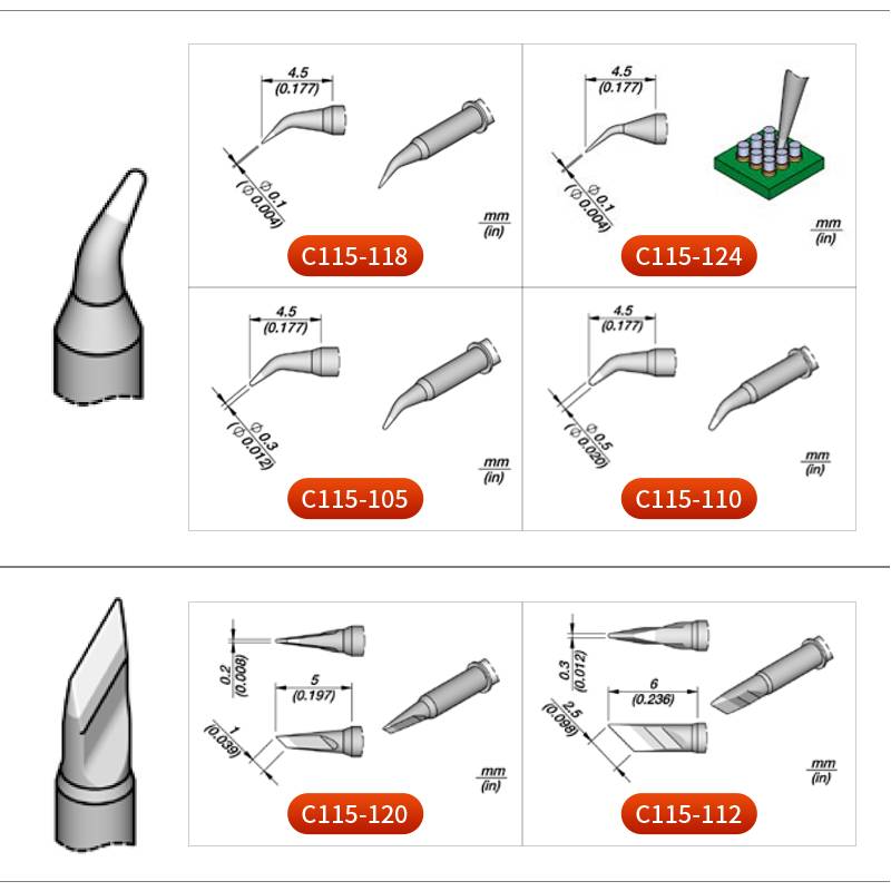 오리지널 JBC C115 카트리지 납땜 인두 팁 고정밀 - C115 Nano Soldering Iron Station 리뷰 및 가격