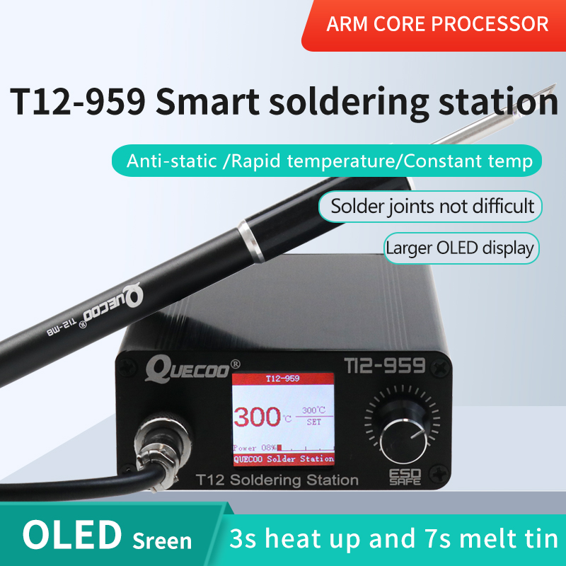T12-959 V5.1 납땜 스테이션 전자 납땜 인두  - T12 Soldering Station Oled 리뷰 및 가격