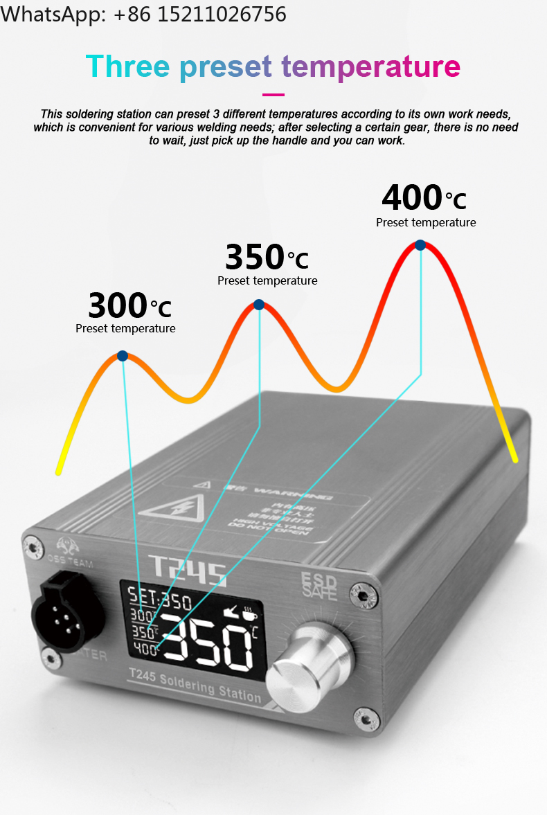 OSS T245 납땜 스테이션 130W 3초 가열 솔더 - C245 Soldering Station 130W 리뷰 및 가격