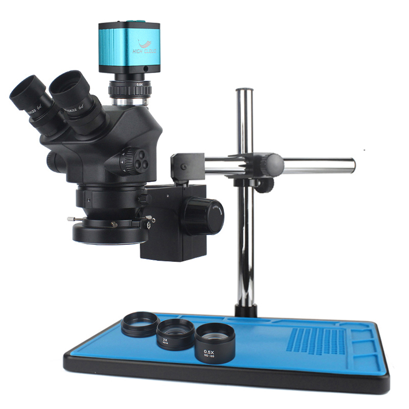 3.5X-100X 산업용 실험실 동시 초점 조정 가능  - Simul-Focal Industrial Microscope 4K Hdmi 리뷰 및 가격