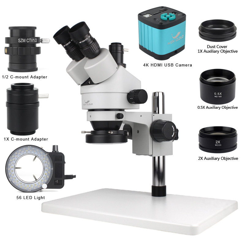 휴대폰 PCB 납땜 수리 실험실 산업용 시뮬레이션 초점 - Simul-Focal Industrial Microscope 4K Hdmi 리뷰 및 가격