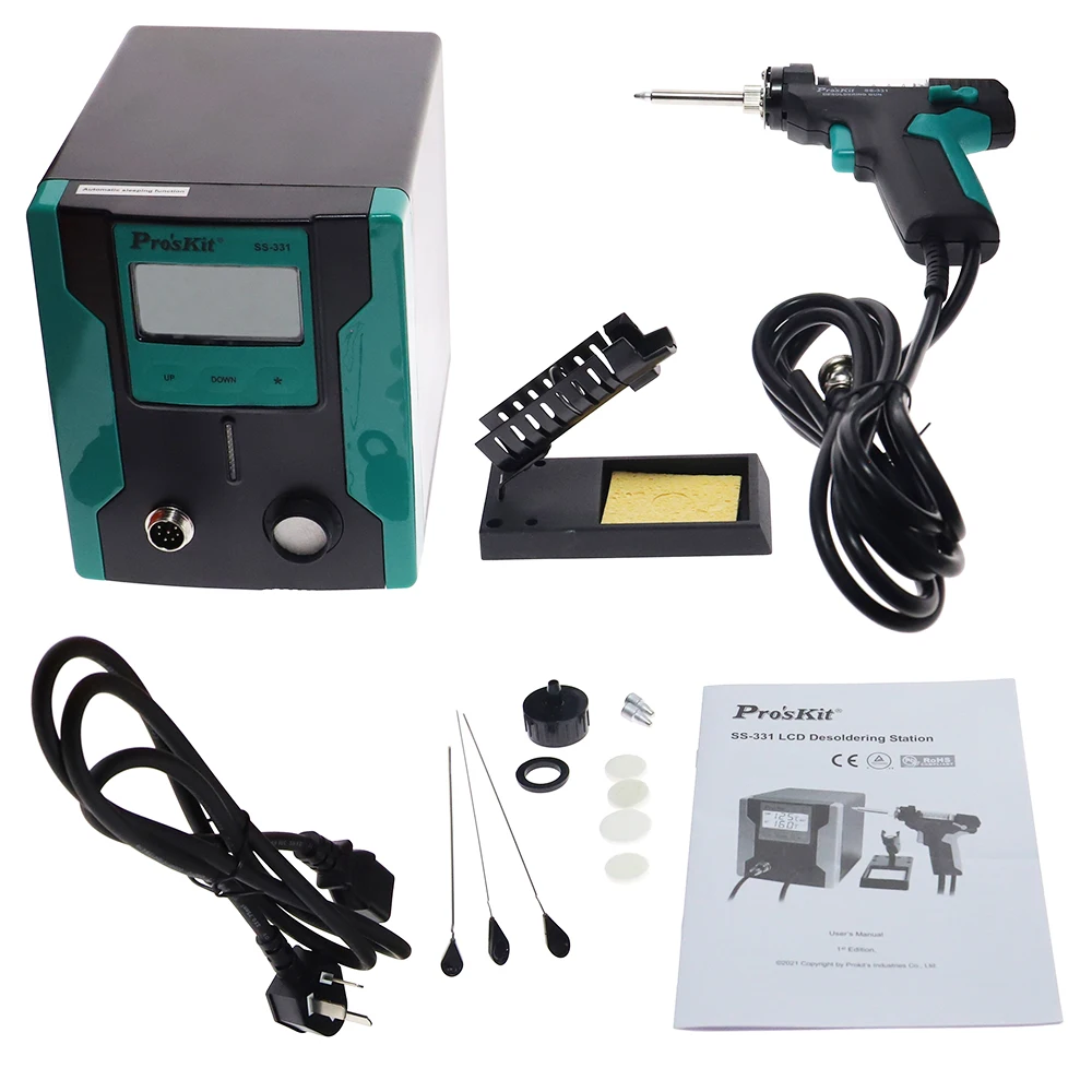 SS-331 LCD 디지털 전기 납땜 제거 스테이션 틴 - Desoldering Pump Electric Vacuum Station 리뷰 및 가격