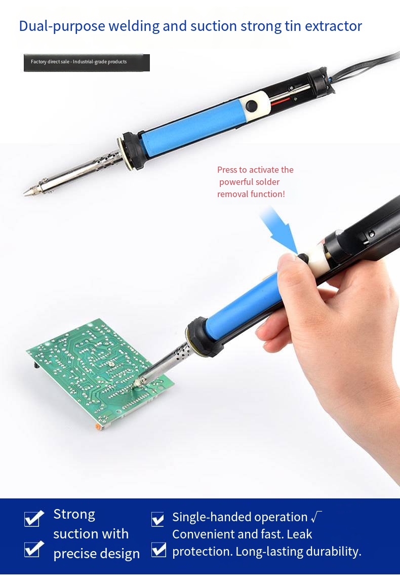AC 110V/220V 전기 주석 흡입 펜형 납땜 인두 - Desoldering Pump Electric Vacuum Station 리뷰 및 가격
