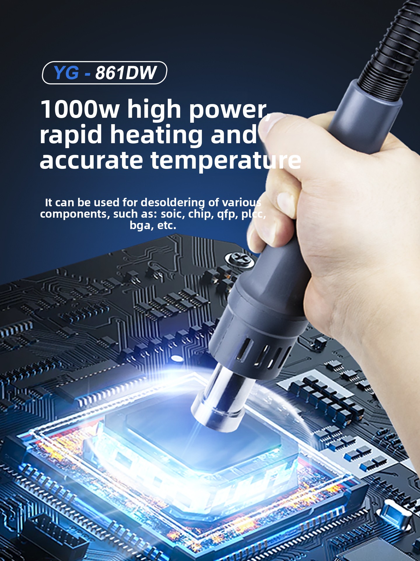 861DW 1000W 산업용 열풍 리워크 스테이션 –  - Hot Air Rework Station 861Dw 리뷰 및 가격